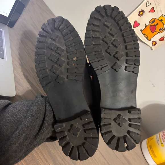 Madewell Women's 8 The Corinne Lugsole Loafers Black Classic Timeless Career - Picture 12 of 13